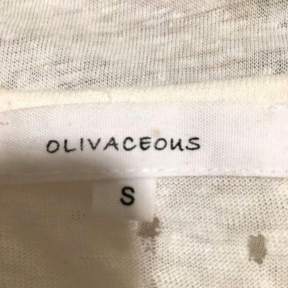 Olivaceous -- Cold Shoulder Linen Blend Top or Coverup - Picture 14 of 16
